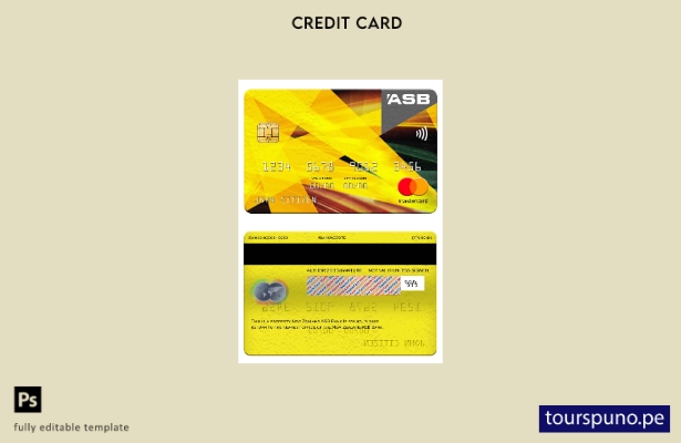lista para imprimir la plantilla mastercard del ASB Bank de Nueva Zelanda
